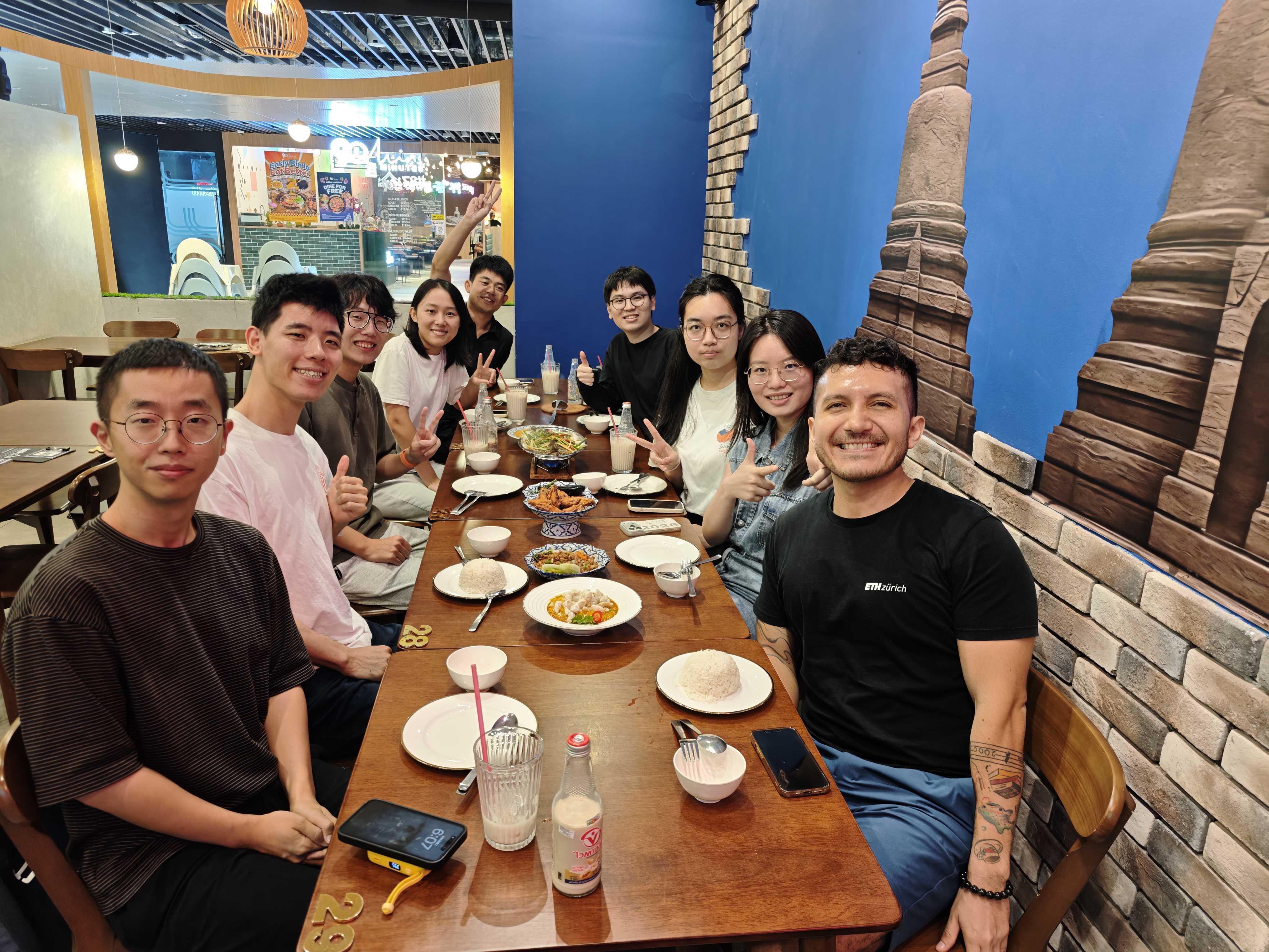 Celebration dinner for Matias's Assistant Professorship