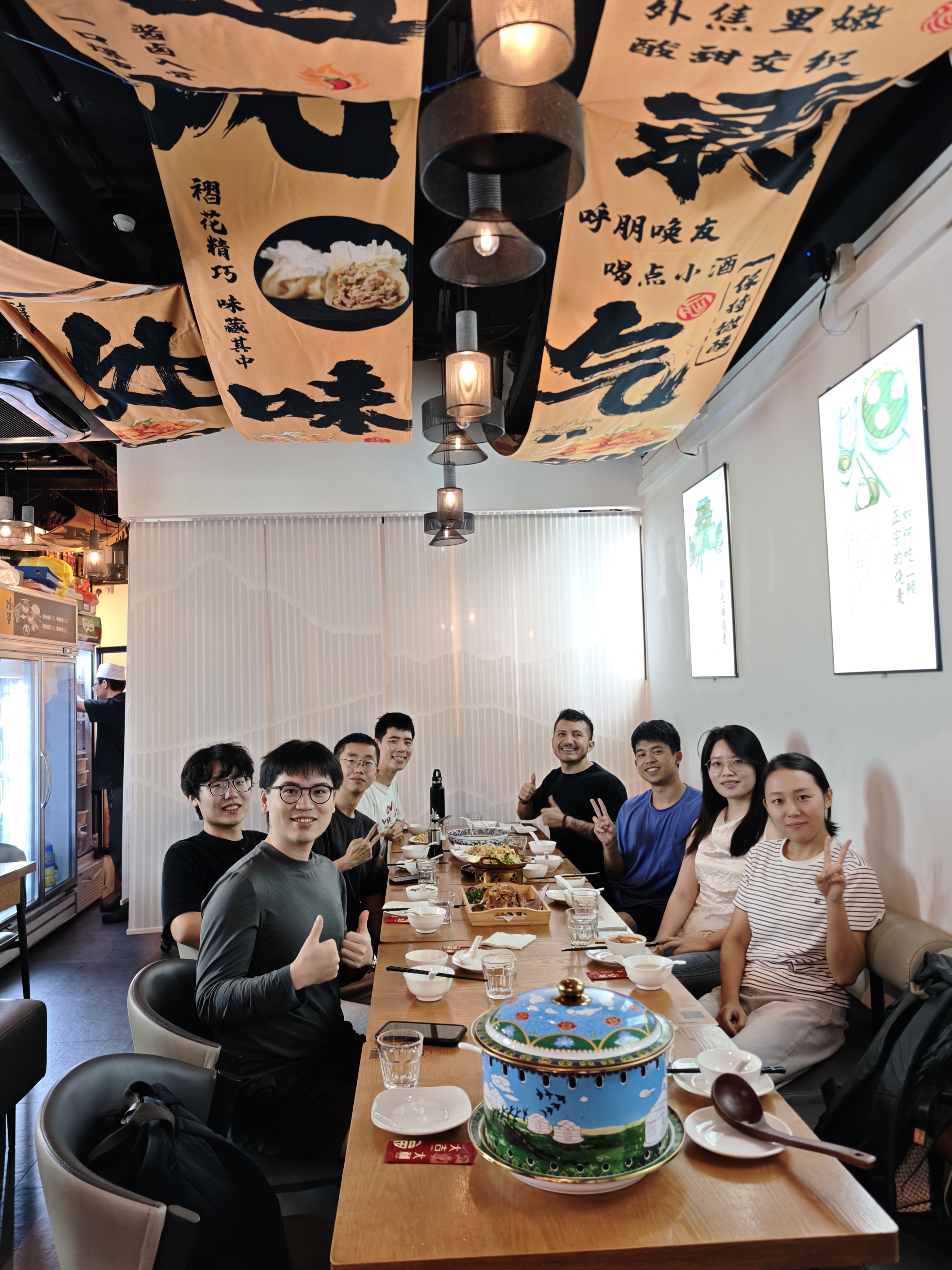 Lab group dinner for Haoxi farewell