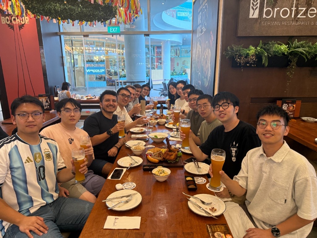 Dinner with Cai Wu and Qunshan Zhao