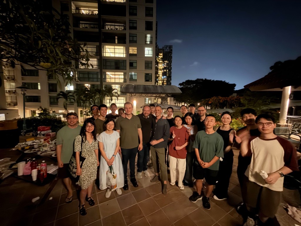 BBQ celebrating Filip's Associate Professorship