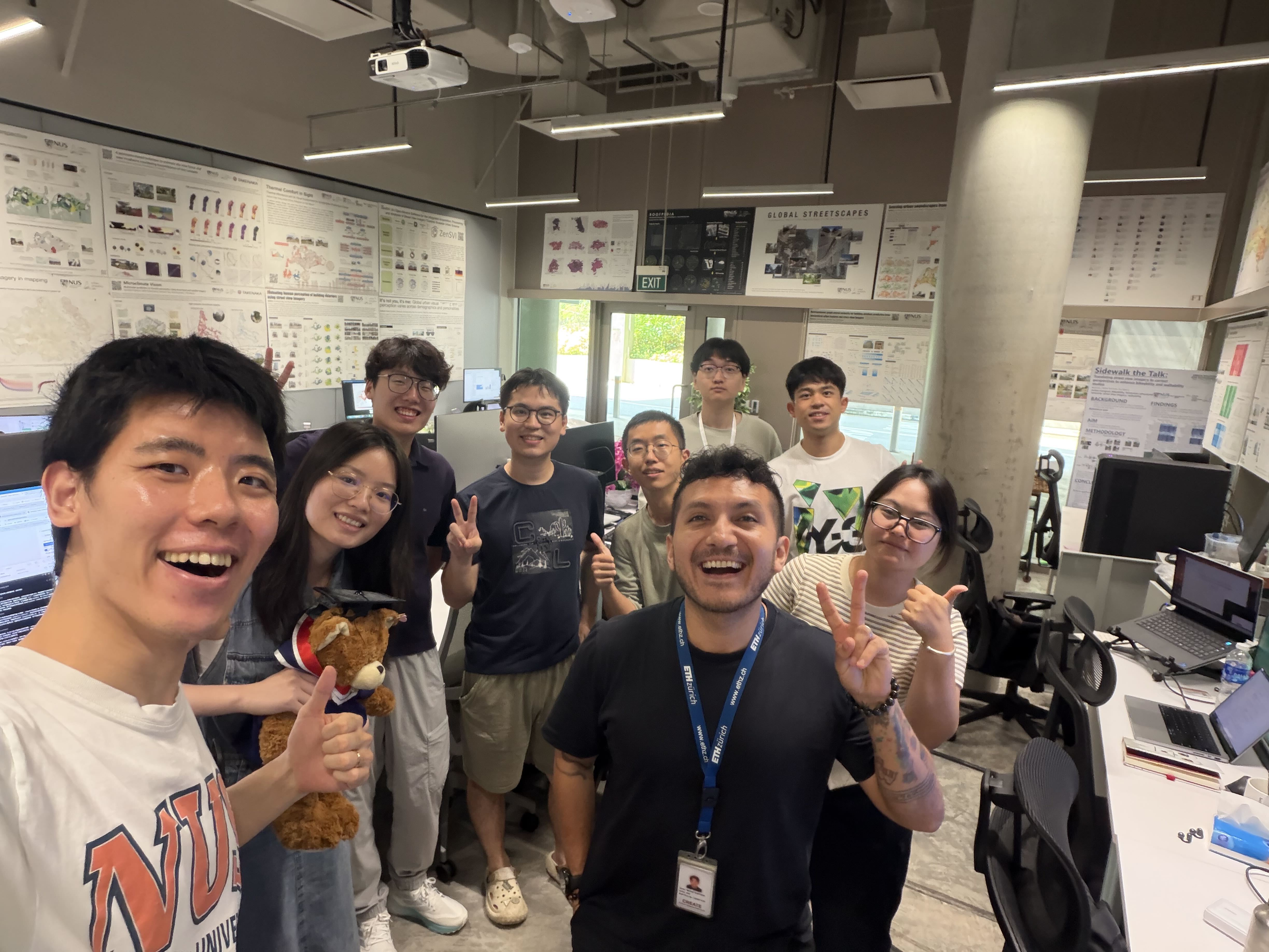 Lab farewell for Koichi; he will return in November for his PhD defense